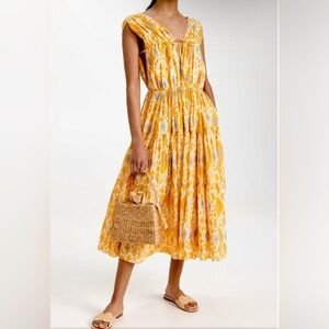 CHARINA SARTE Alhambra Midi Dress Size S